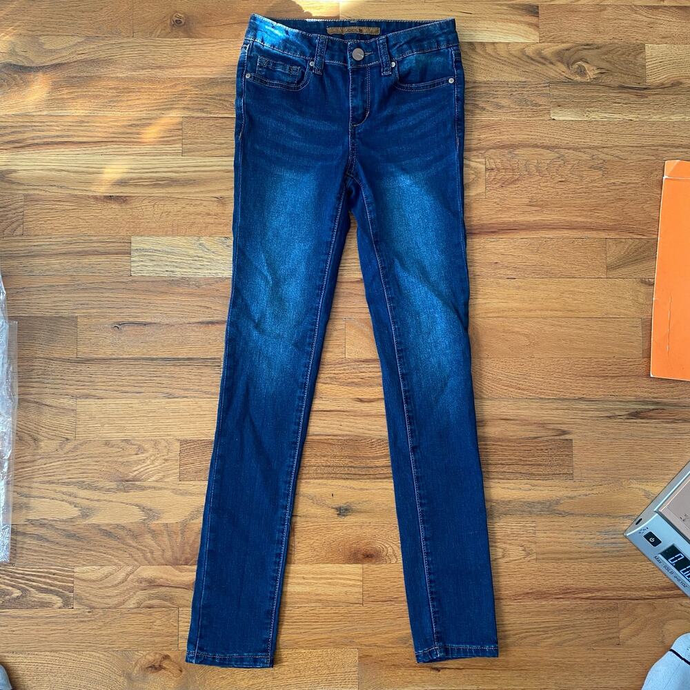 Joe's Jeans Dark Denim Wash Mid Rise CPSIA 2008 Straight/skinny Leg Sz 12 Girls